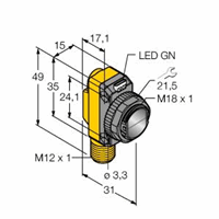 QS186LEQ8 FOTOCEL 20M ZENDER RD 10-