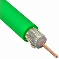 COAX 12 GROEN 75 OHM H500