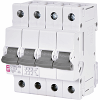 ETIMAT P10 C 0,5A 4 mod. 3p+n 10kA 