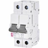 ETIMAT P10 D 1A 2 module 2p 10kA 19
