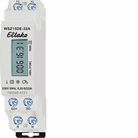 1-fase DIN-rail kWh meter voor maxi