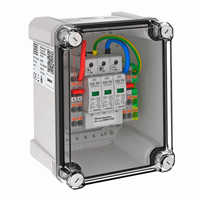 Combiner Box 2 PV string to 2 WR-MP