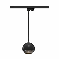 LIGHT EYE 150 zwart/chroom 1xGU10 3