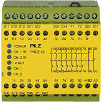 PNOZ X9 200-230VAC 24VDC 7n/o 2n/c 