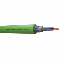 SIGN.KABEL Cca 1X2X0,8MM GROEN SNIJ
