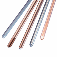 Copper-Bonded Ground Rod, Threaded,