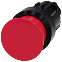 Mushroom pushbutton, 22 mm, round, 