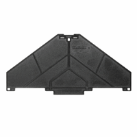 PAP PRV/PPV8 SW EINDPLAAT 3MM ZWART
