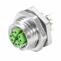 Circular plug connector, installati