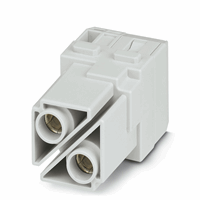 Module insert for industrial connec