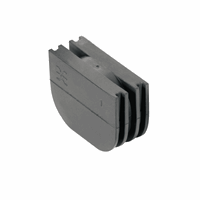 DG D0 PT6 BLINDDOP ZWART EPDM IP65