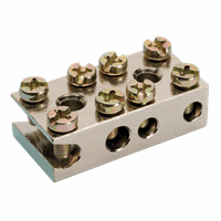 RADIATORKLEM 2X25+2X6MM2 SCHUIN