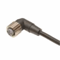 M12 connector, 5-Pin, haaks, PVC, s