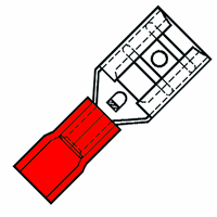 SP1507FL VLAKSTEKERHULS 6,3X0,8MM R