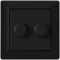 Duo dimmerknop GIRA/JUNG/Merten zwa