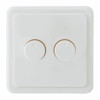 Duo dimmerknop PEHA incl. centraalp