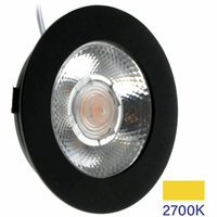 LEDSPOT 62MM 2700K ZWART DIMBAAR