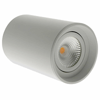 Opbouwspot armatuur rond wit