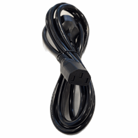 POWER CORD EU PLUG STRAIGHT C13 BLA